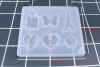 diy epoxy resin molds of poppy, multiple types of pendant molds, iron tower style, diamond, number and letter twist-off molds Specification image